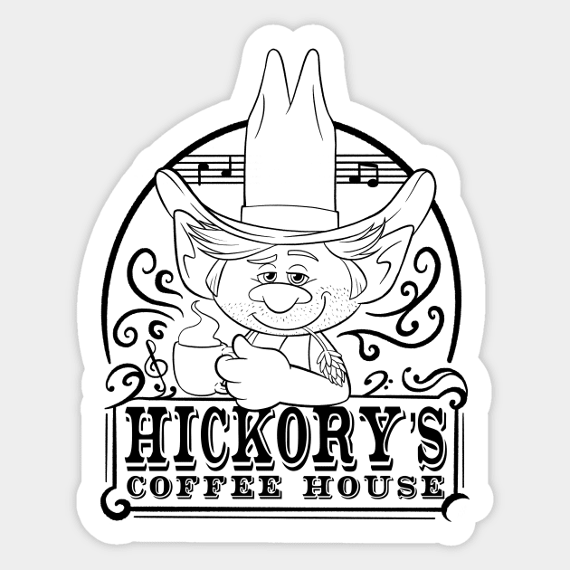 Hickory's Coffee House Sticker by jzanderk